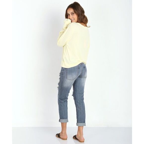 One Teaspoon Awesome Baggies Low Waist Medium Rise Relaxed Leg Tapered Cuffed - Picture 7 of 15